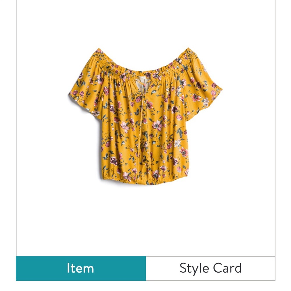 Stitch fix Off Shoulder Top🌼